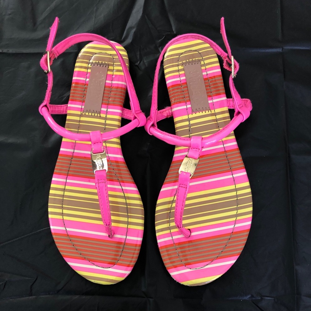 MadLove Striped Sandals